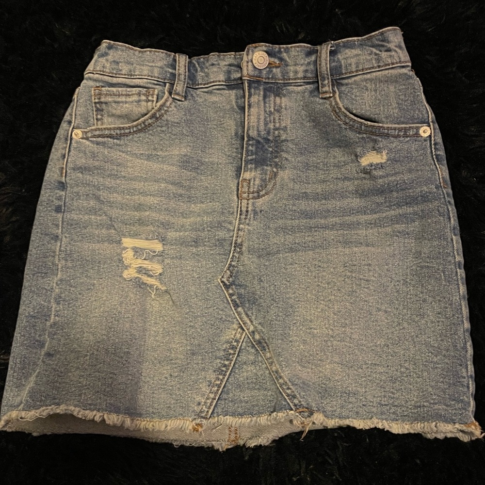 Cat and Jack jean skirt